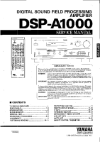 Yamaha DSP-A1000 - Service Manual 